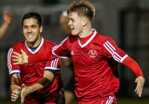 Bracknell Town FC's Alex Ford. Photo: Neil Graham.