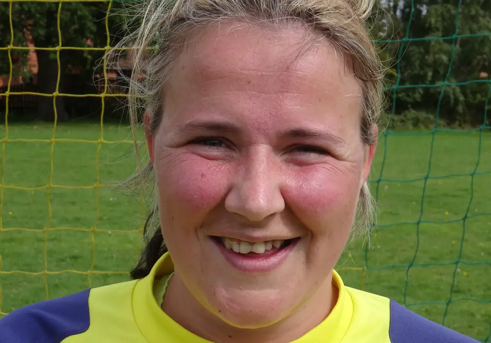 Bracknell Town Ladies goalkeeper Jo Anderson.