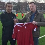 Diak John signs for Bracknell Town. Photo: @bracknelltownfc