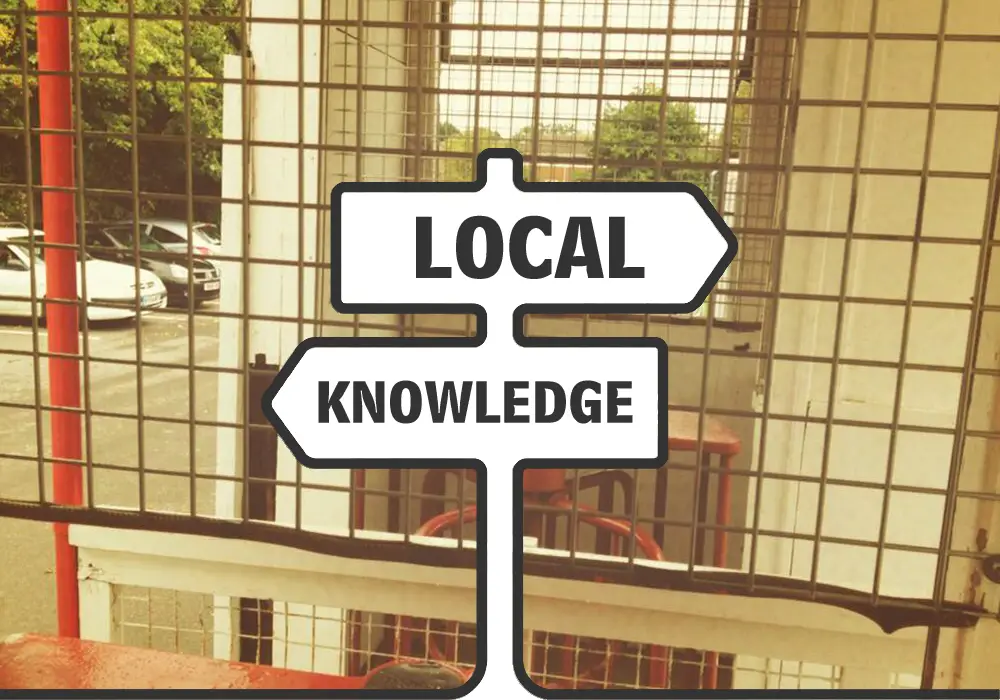Local knowledge - the Bracknell Town FC turnstiles.