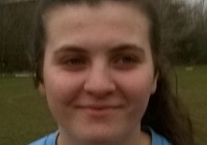 Woodley United Ladies Rosie Page-Smith. Photo: @woodleyunitedfc