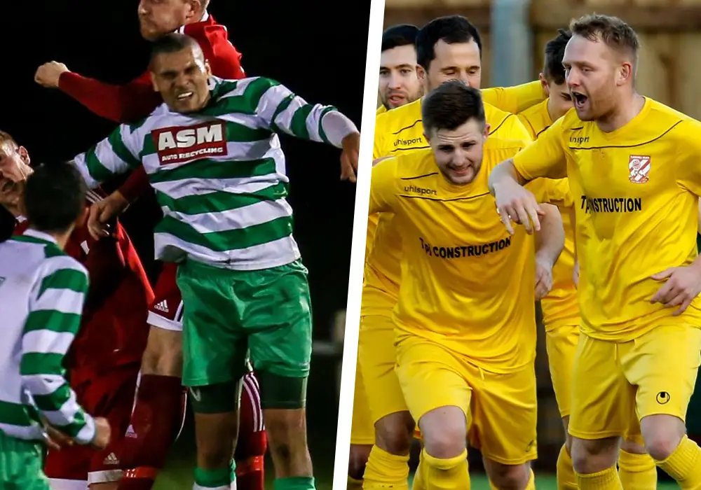 Thame United against Flackwell Heath. Photo's by Neil Graham.