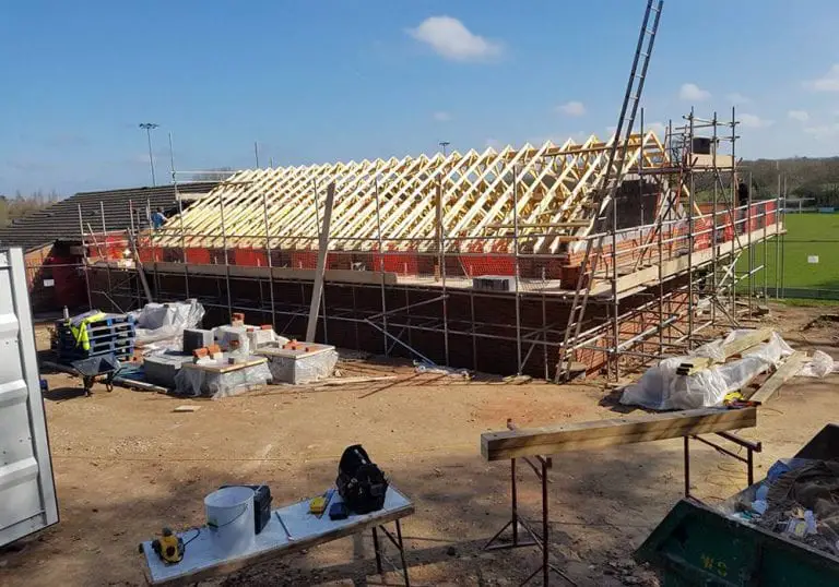 The impressive new changing room block at Binfield FC. Photo: Glenn Duggleby.