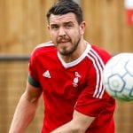 Bracknell Town FC captain Carl Davies. Photo: Neil Graham.