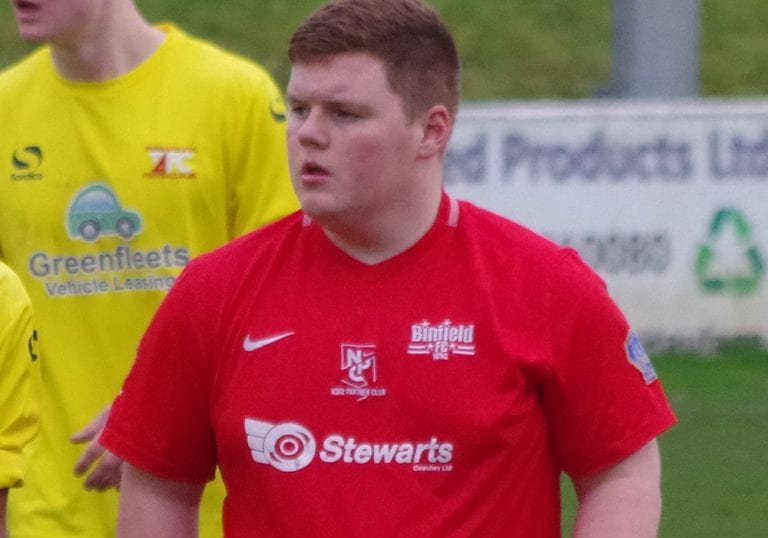 Binfield Youth Team captain Charlie Craske.