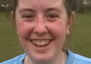 Woodley United's Ellen Surtees. Photo: @woodleyunitedfc