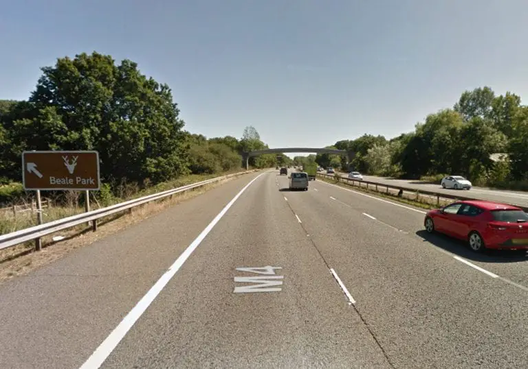 The M4 at Junction 12 in Reading. Photo: Google Streetview.