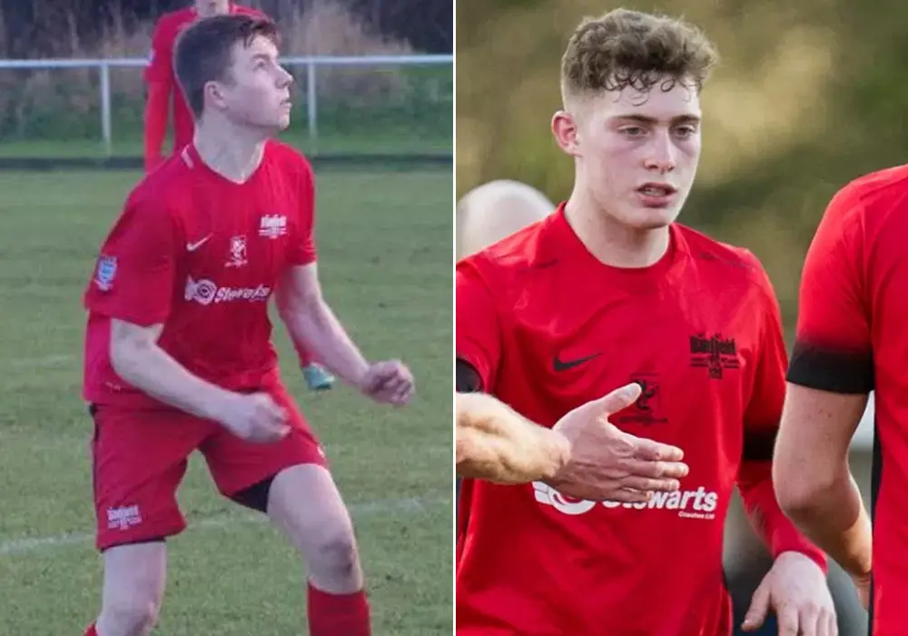 Owen Powell (left) and Liam Whyte. Photo's: James Green and Colin Byers.