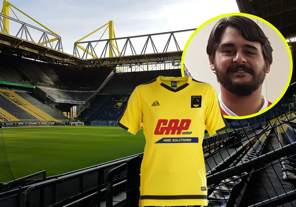 The Priestwood Vale FC shirt.