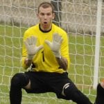 AFC Aldermaston goalkeeper Dan Smith. Photo: Mark Pugh.