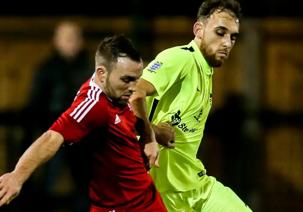 Jamie McClurg and Liam Ferdinand challenge each other. Photo: Neil Graham.