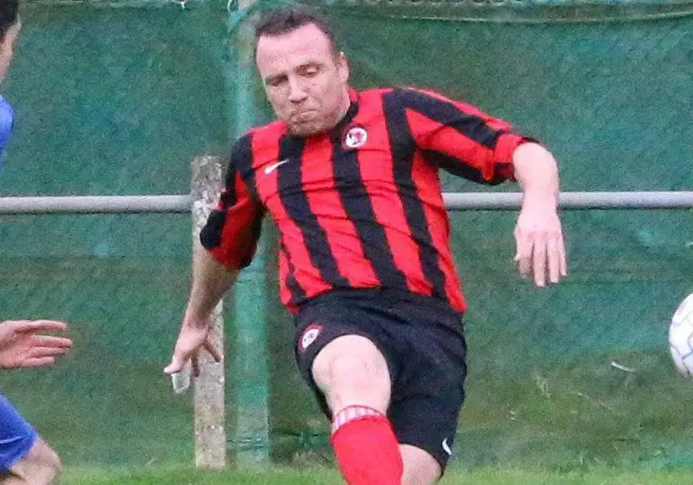 Sandhurst Town's Richard Hughes. Photo: Simon Bryce.