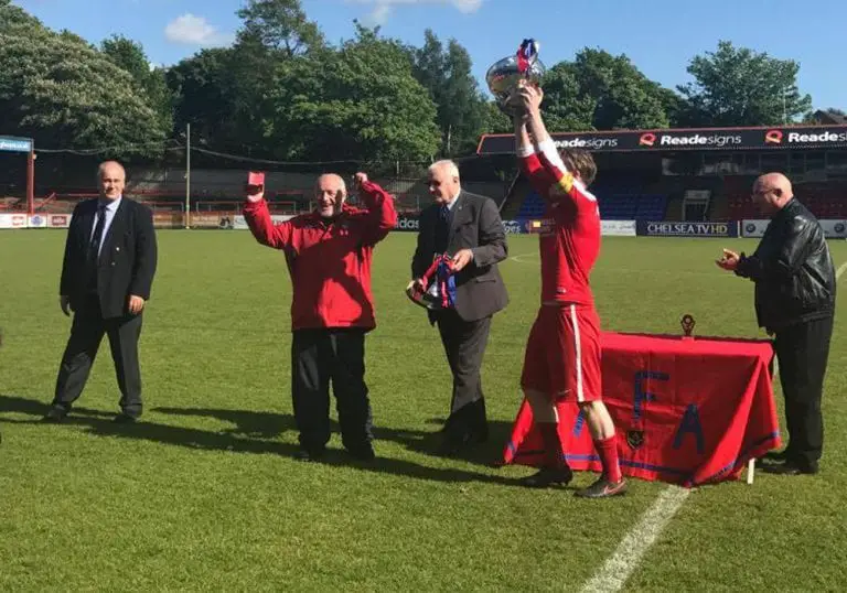 FC Fernhill in the Aldershot Senior Invitation Challenge Cup Final.