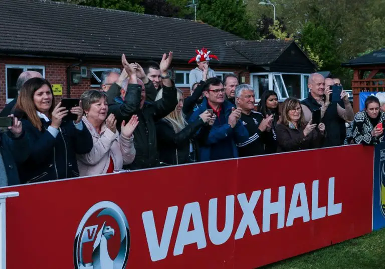 There are some long suffering Bracknell Town fans in this pic. Photo: Neil Graham.