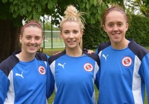 New Reading Women FC trio