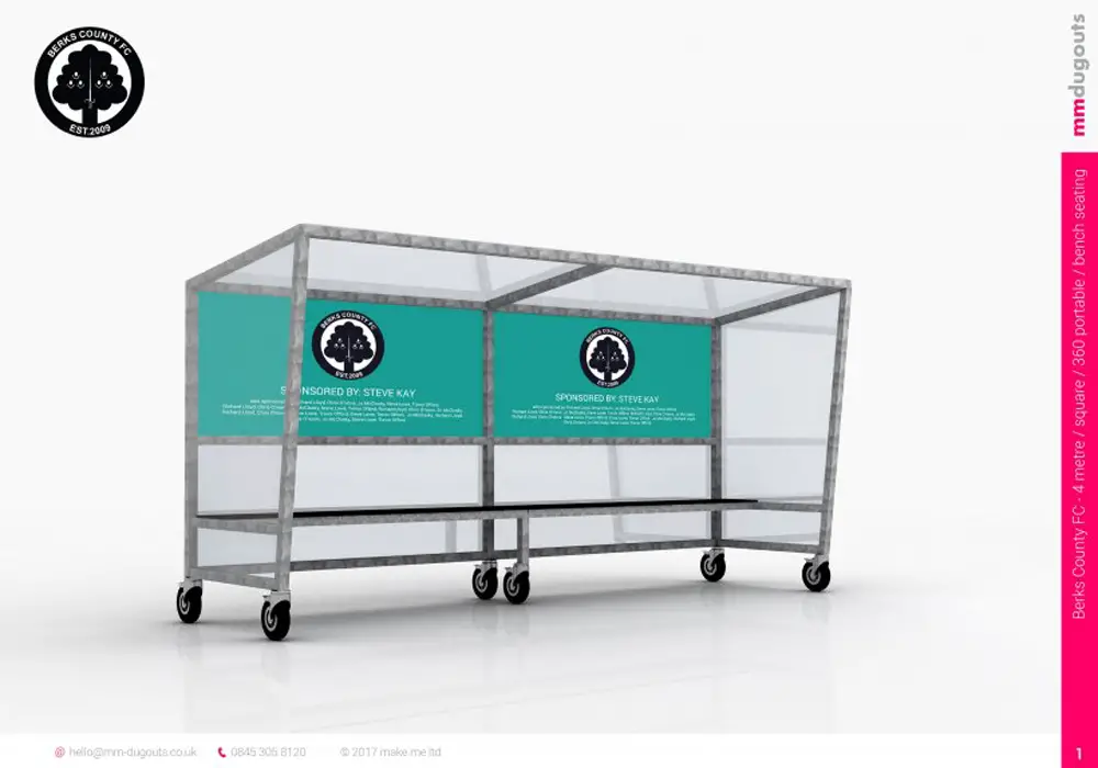 The new Berks County dugouts.