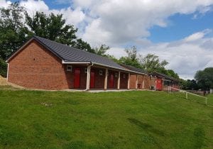 Binfields new changing room block at Hill Farm Lane
