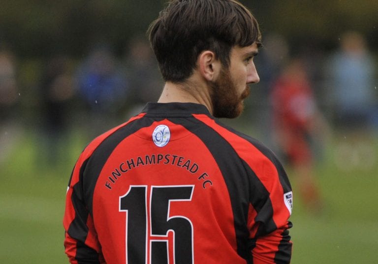 Finchampstead FC's Chace Jewell. Photo: Mark Pugh.