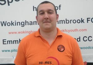 Wokingham & Emmbrook manager Dan Bateman. Photo: getreading.co.uk