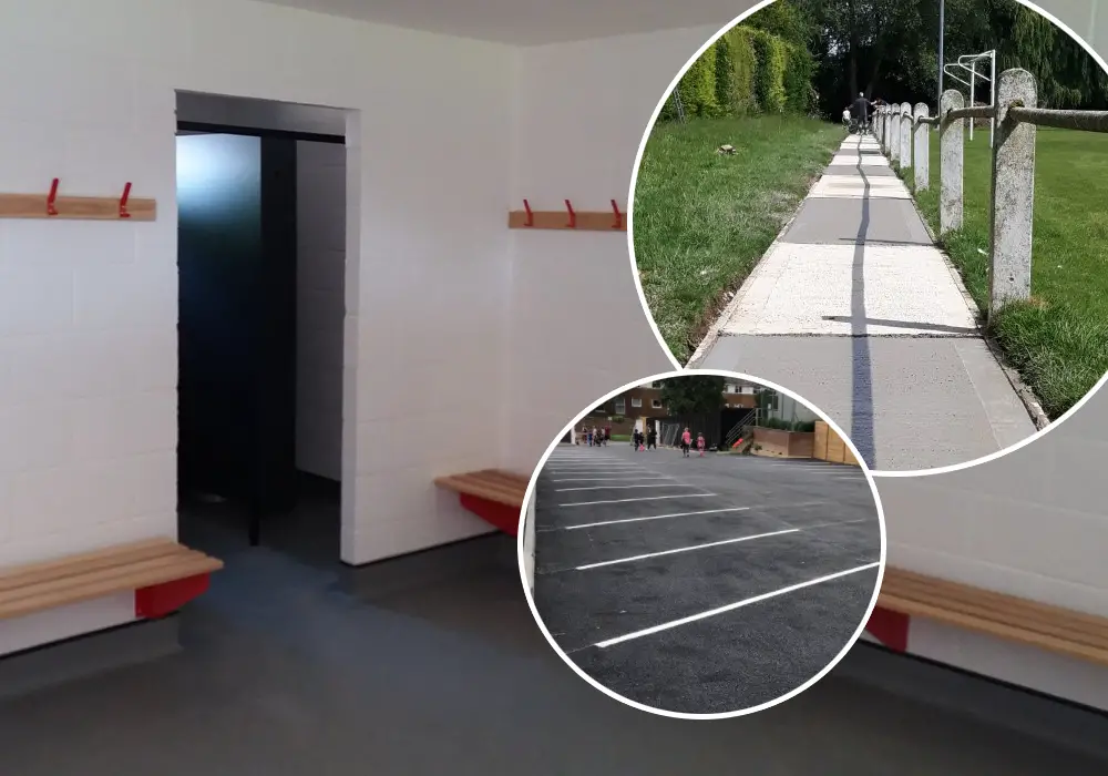 Some of the ground improvements going on locally.