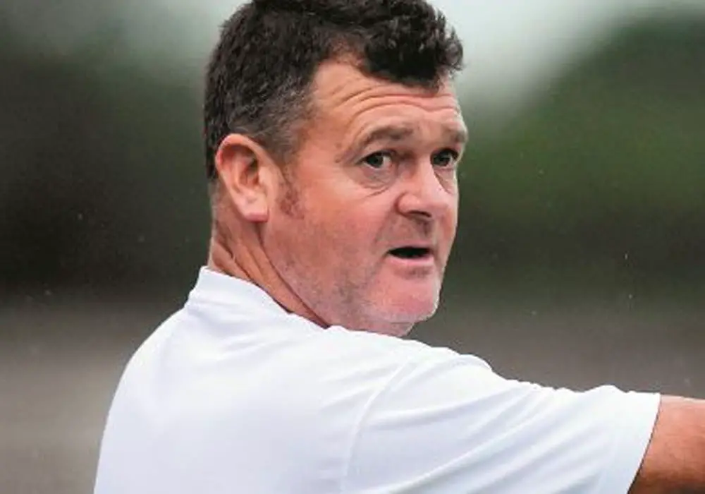 Windsor manager Mick Woodham. Image used with permission of Maidenhead Advertiser.