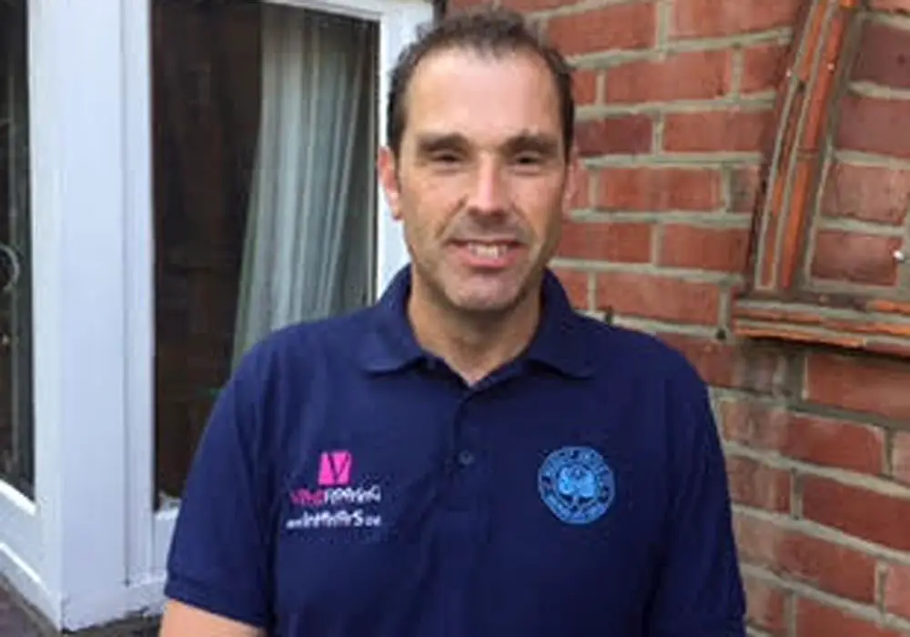 Woodley United Ladies manager Marc Surtees.