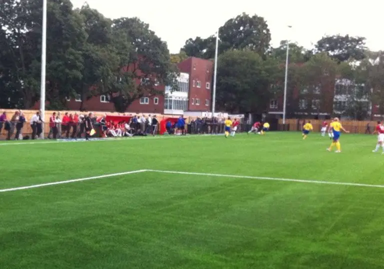 Snap of the crowd at Bracknell Town vs Ascot United.
