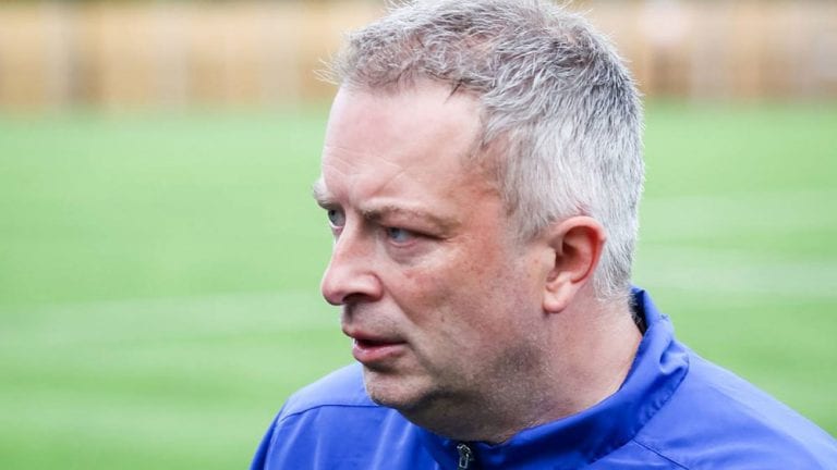 Ascot United manager Neil Richards. Photo: Neil Graham.