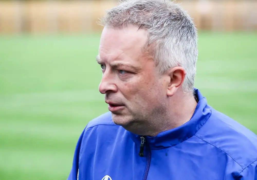 Ascot United manager Neil Richards. Photo: Neil Graham.