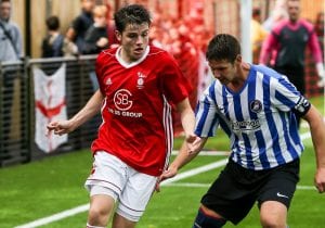 Bracknell Town's Seb Bowerman. Photo: Neil Graham.