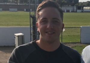 Woodley United manager James Anderson.