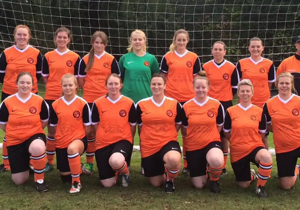 Wokingham & Emmbrook's new ladies team.