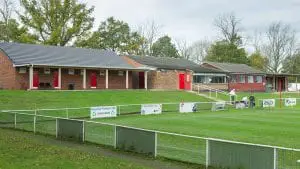 Open for business, Binfield's extended club house facilities. Photo: Colin Byers.
