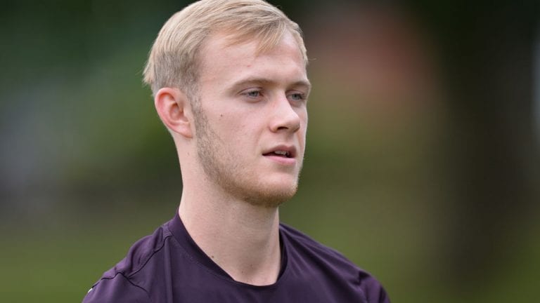 Sam Barratt training with England C. Photo: David Loveday.