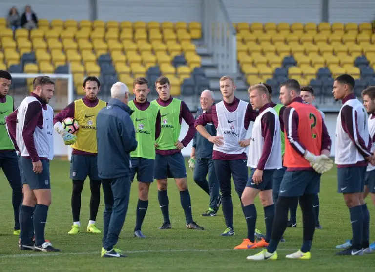 England C at the Mestsky Stadion. Photo: David Loveday.