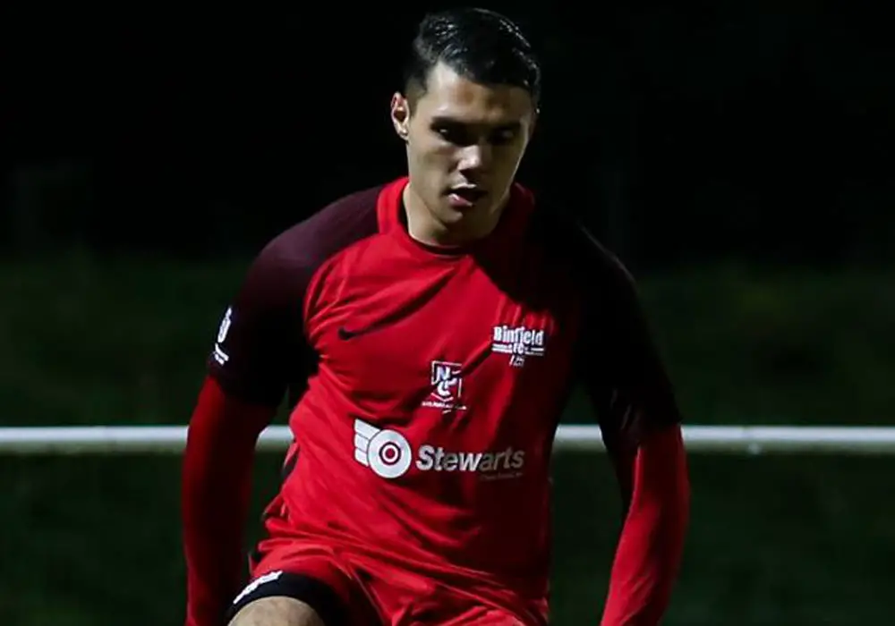 Binfield's Jack Thompson-Wheeler. Photo: Neil Graham.