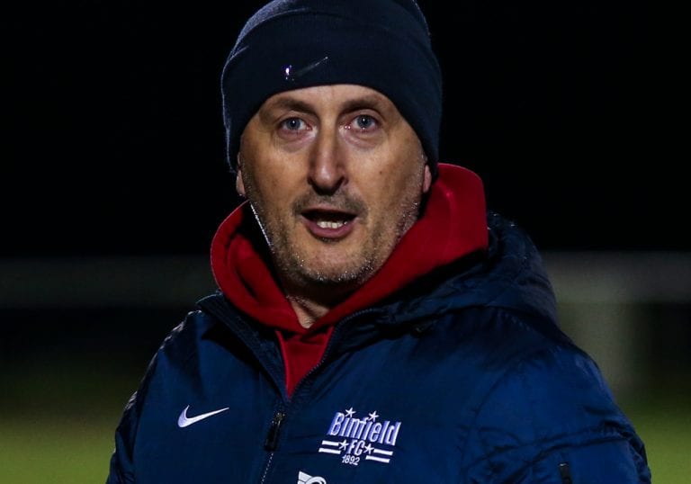 Binfield manager Roger Herridge. Photo: Neil Graham.