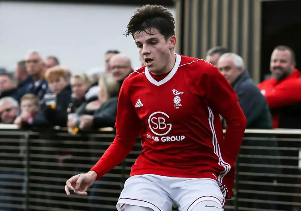 Bracknell Town winger Seb Bowerman. Photo: Neil Graham.