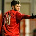 Flackwell Heath striker Dan Burnell. Photo: Neil Graham.