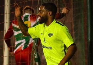 Binfield FC's Sanchez Commock. Photo: Neil Graham.