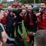 Bracknell Town celebrate promotion. Photo: Neil Graham.