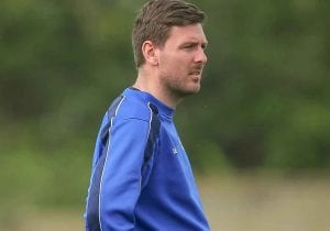 Jamie Tompkins Ascot United FC. Photo: Neil Graham.