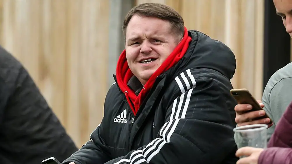 Ricky Simons, the man behind Bracknell Town FC twitter. Photo: Neil Graham.