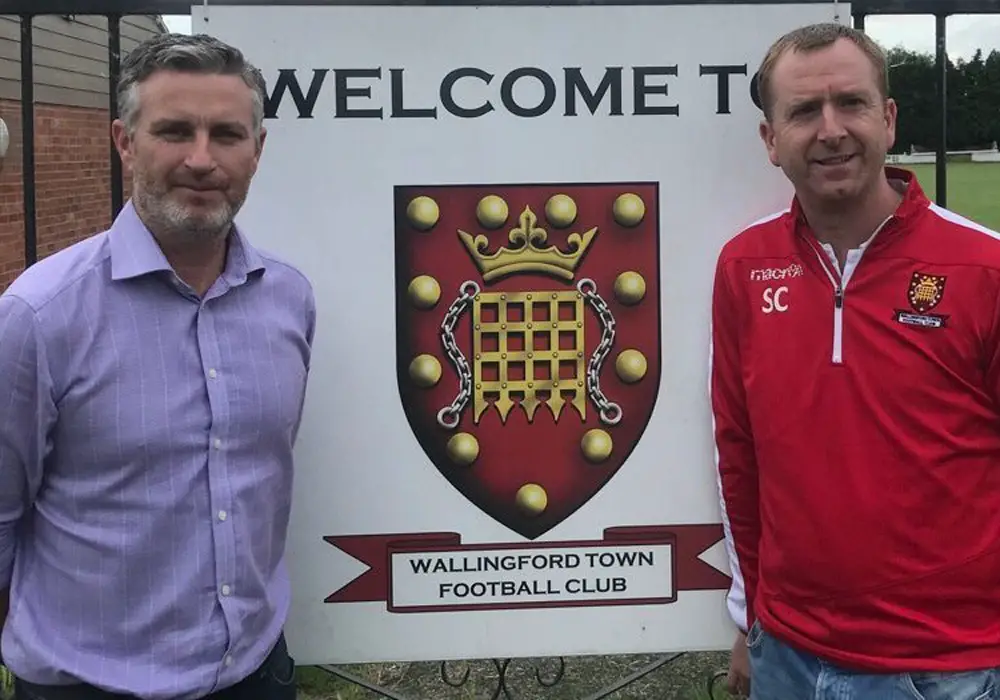 Glenn Goudie Wallingford Town AFC. Photo: WTFC.