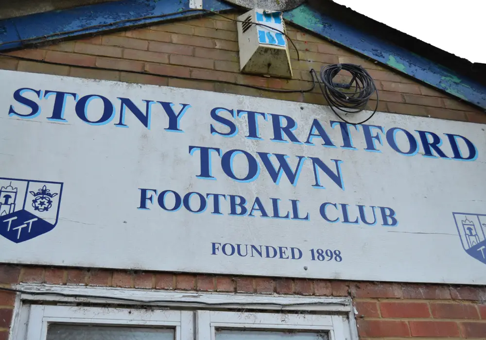 Stony Stratford Town. Photo: Dale James at www.sportsshots.org.uk