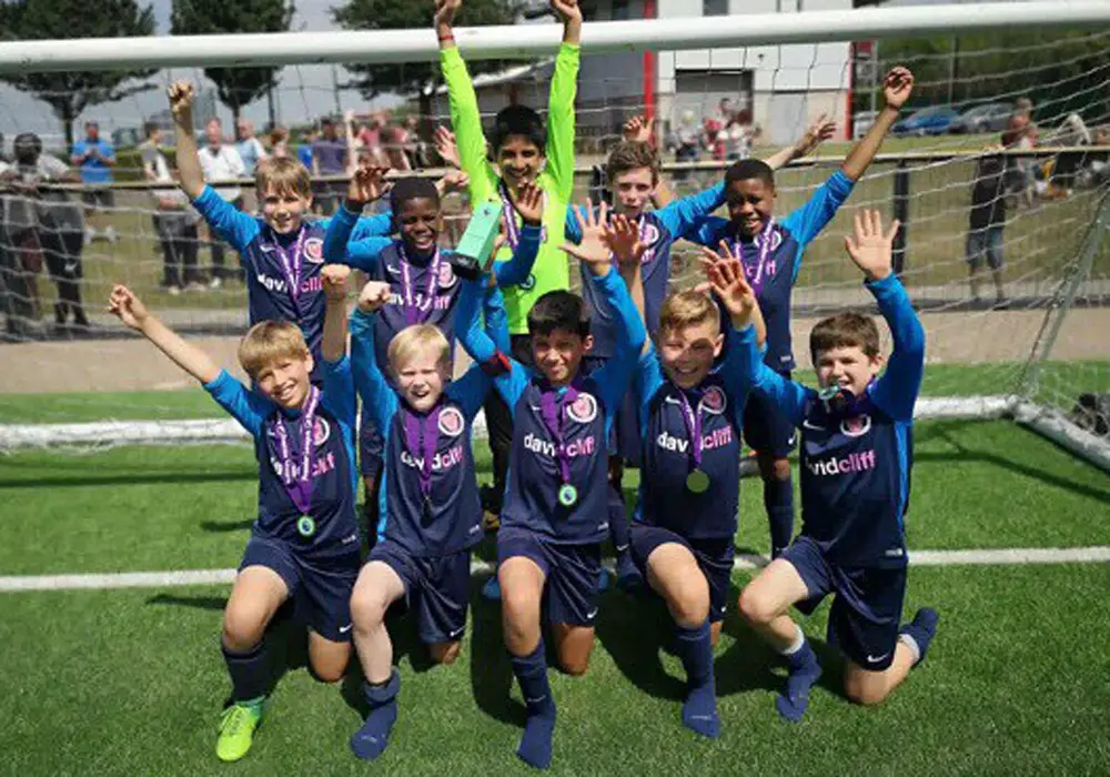 Wokingham District schoolboys celebrate. Photo supplied.