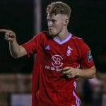 Kane Fitzgerald against Kingstonian. Photo: Neil Graham.