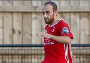 Bracknell Town striker Liam Ferdinand. Photo: Neil Graham.