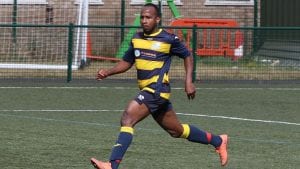 Cropped Mo Davies in action for Everlsey and California.jpg