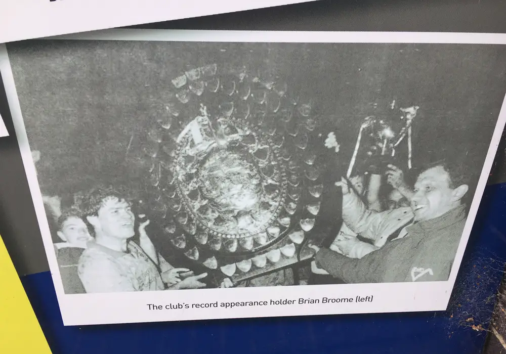 Brian Broome, Farnborough Town's record appearance holder.